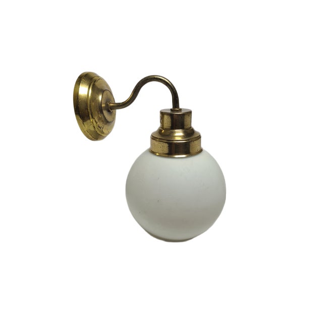 Vintage Art Deco Wall Lamp, Poland, 1950s For Sale - Image 9 of 9