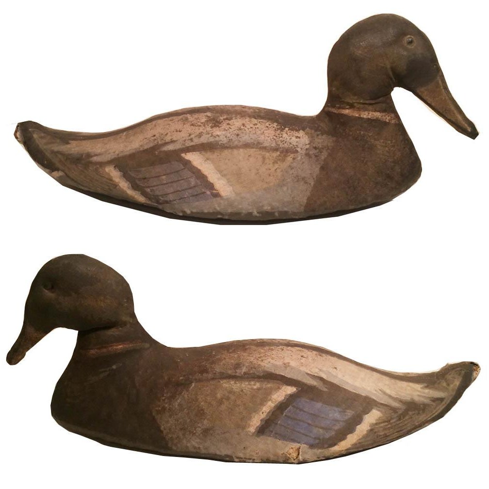 Vintage Canvas Duck Decoy Chairish