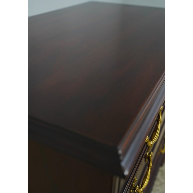 Brown Henkel Harris Mahogany Chippendale Style Bachelors Chest For Sale - Image 8 of 14