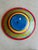 Wood Postmodern Pietro Manzoni for Vietri Rainbow Wooden Centerpiece Bowl 1980s Memphis Era For Sale - Image 7 of 12