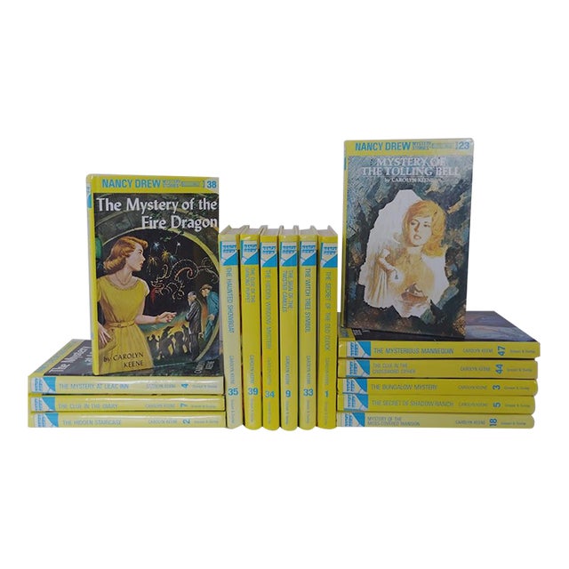 Vintage Nancy Drew Mystery Stories by Carolyn Keene 1967 - 1996, Set of 16 Books For Sale