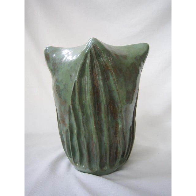 1960s Mid 20th Century Large Glaze Pottery Vase, Attributed a.r. Cole, Unisgned For Sale - Image 5 of 5