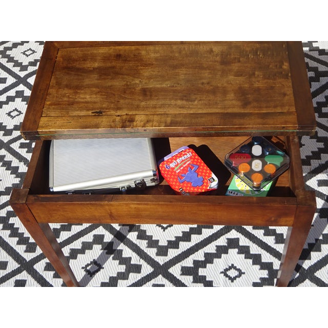 Antique Game Table in Walnut, 1800s For Sale - Image 11 of 18