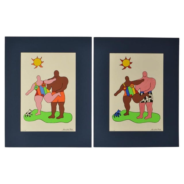 Niki De Saint Phalle, Nana, Screen Prints, 1999, Set of 2 For Sale - Image 10 of 10