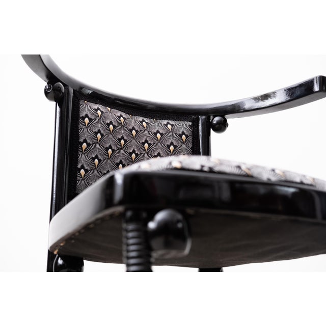 Art Nouveau Bat Chair Set by Siegel-Hoffmann for Mundus, 1915, Set of 3 For Sale - Image 4 of 18