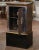 Black 19th Century French Iron Combination Safe on Painted Wood Stand For Sale - Image 8 of 12