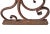 Vintage Iron Rust Scroll Bracket XL For Sale In Los Angeles - Image 6 of 8