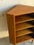 Brown Vintage Teak Corner Cabinet With 3 Open Shelves and Tapered Legs Denmark 1960s For Sale - Image 8 of 11