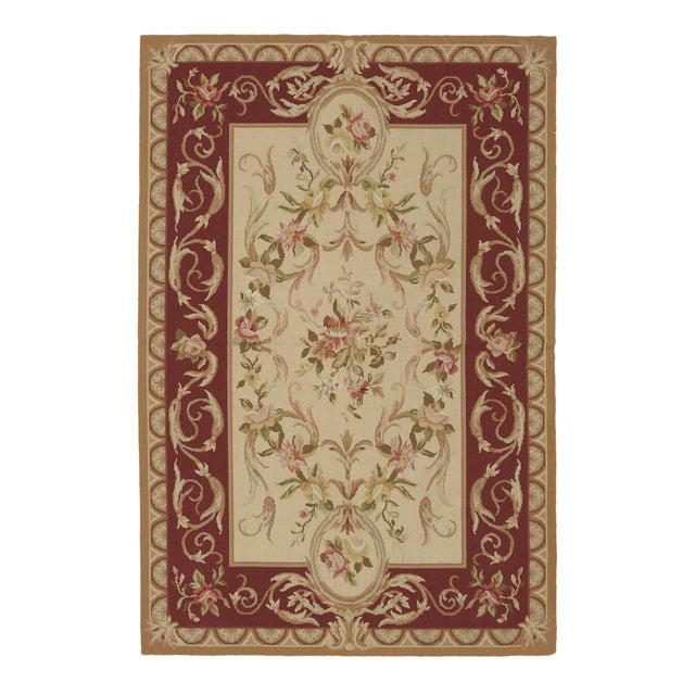 Vintage Needlepoint Kilim Rug, 1990s For Sale