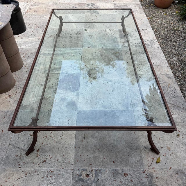Late 20th Century Modernist Bronze Coffee Table For Sale - Image 4 of 18
