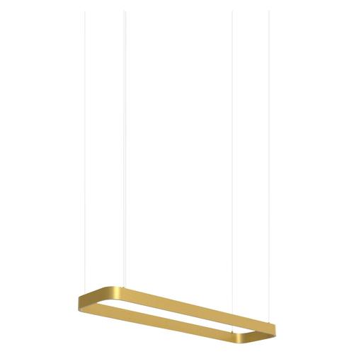 Eden Rectangle 100 Gold Aluminum Pendant Lamp by JSPR For Sale - Image 11 of 11