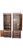 Henredon 1970s Henredon Scene One Walnut Campaign Style Display Storage Cabinets, Pair For Sale - Image 4 of 5