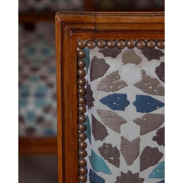 Mid 20th Century Suite of twelve Louis XVI style chairs For Sale - Image 9 of 10
