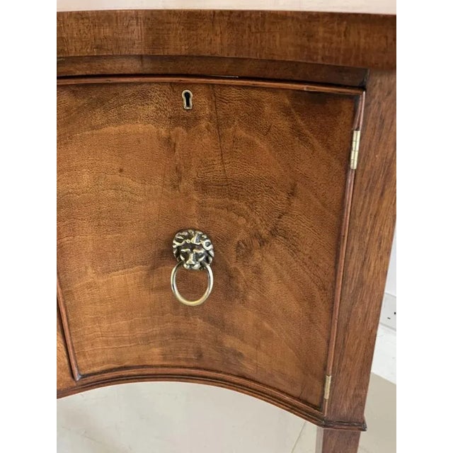 Mahogany Serpentine Shaped Sideboard, 1920s For Sale - Image 6 of 12