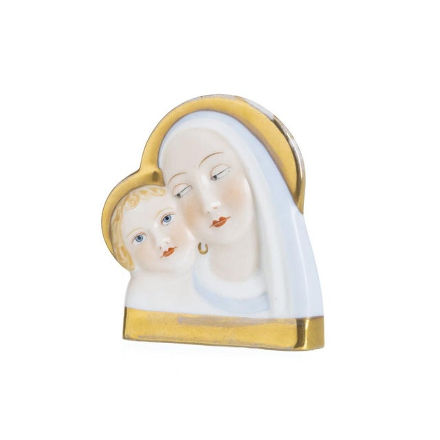 Porcelain Our Lady with Child Vista Alegre For Sale - Image 8 of 8