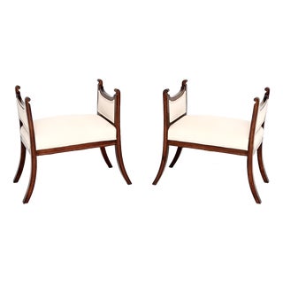 Antique Swedish Stools, 1900, Set of 2 For Sale