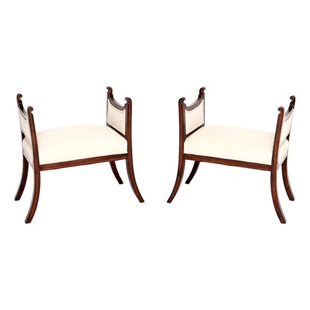 Antique Swedish Stools, 1900, Set of 2 For Sale