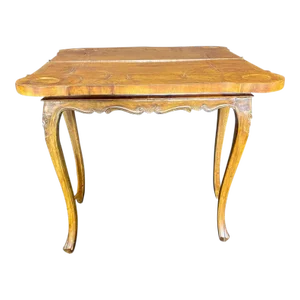 Italian Versatile 18th Century Burled Walnut Game Table