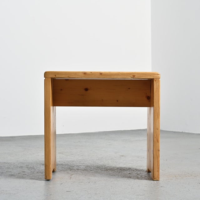 1970s Pine Stool from Les Arcs, 1970s For Sale - Image 5 of 10