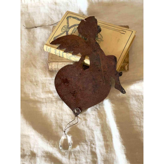 Vintage Italian Handcrafted Rust Angels, 1990s, Set of 3 For Sale - Image 4 of 13