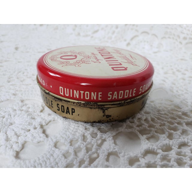 1950s Saddle Soap Storage Tin For Sale In Baltimore - Image 6 of 9