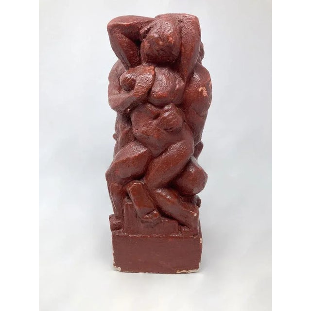 Belgian Plaster Sculpture by Jean Canneel For Sale - Image 3 of 7