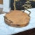 Traditional Contemporary Teak Serving Platter with Brass Handles For Sale - Image 3 of 8