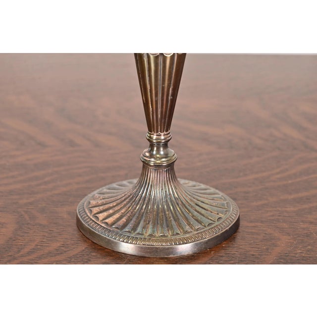 Tiffany & Co. Antique Victorian Silverplate Two-Arm Candelabras, Pair For Sale - Image 10 of 15