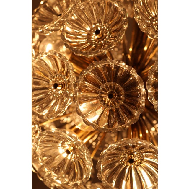 1960s Vintage Space Age GDR Dandelion Sputnik Lamp Pendant Light from Veb Ebersbach, GDR, 1960s For Sale - Image 5 of 10