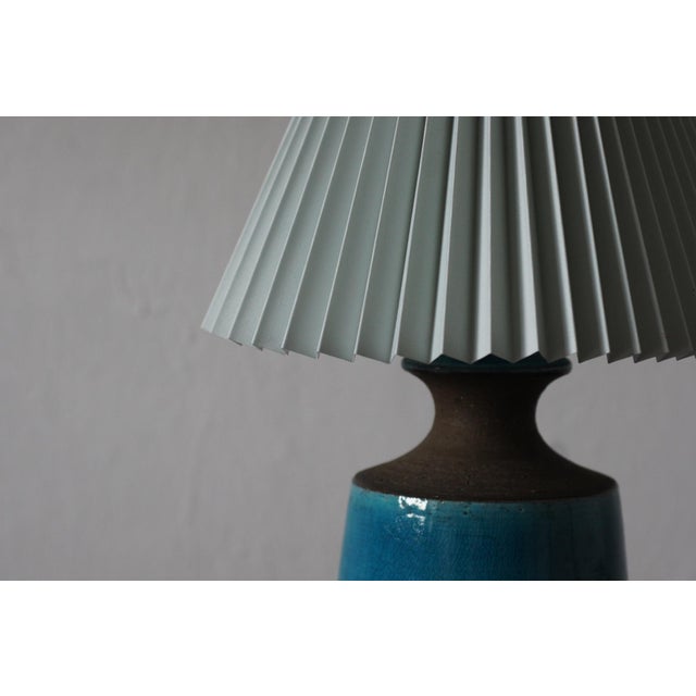 Vintage Ceramic Table Lamp, Denmark, 1960s For Sale - Image 3 of 6