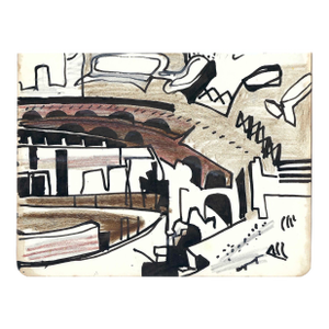 1950s Robert Angeloch Roman Coliseum Painting