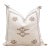 Salt & Sand Silk Rug Pillow For Sale