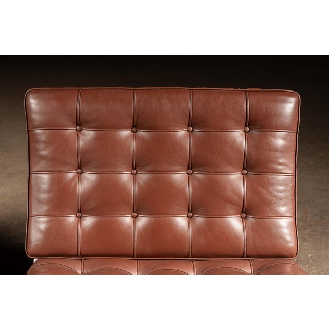 Pair of Barcelona Chairs - Mies Van Der Rohe for Knoll For Sale - Image 10 of 16