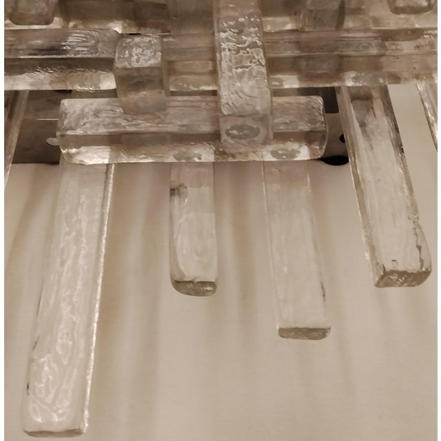 1960s Large Glass Wall Sconce attributed to Poliarte, Murano, 1960s For Sale - Image 5 of 16