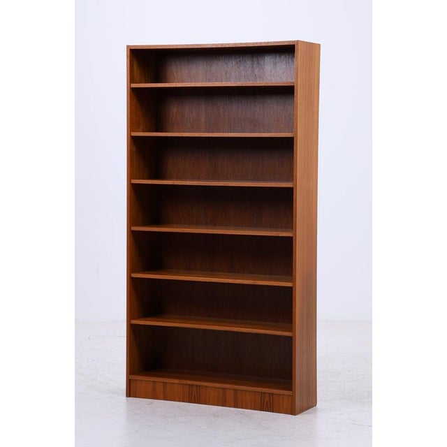 Mid-Century Danish Teak Bookcase For Sale - Image 4 of 12