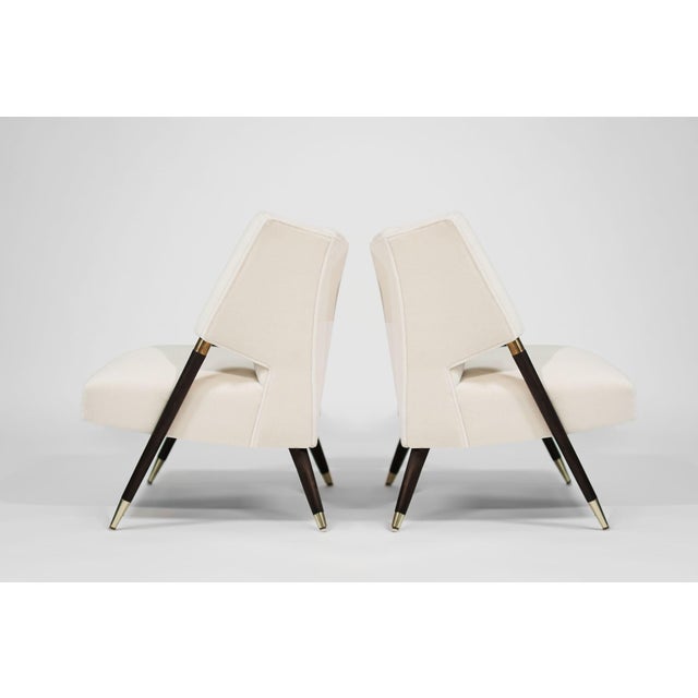 Mid 20th Century Set of Lounge Chairs by Karpen of California in Mohair, Circa 1950s For Sale - Image 5 of 11