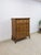 Mid-Century Modern Dixie MCM Tallboy Dresser Woven Drawer Fronts Brass Pulls Vintage Furniture For Sale - Image 3 of 11