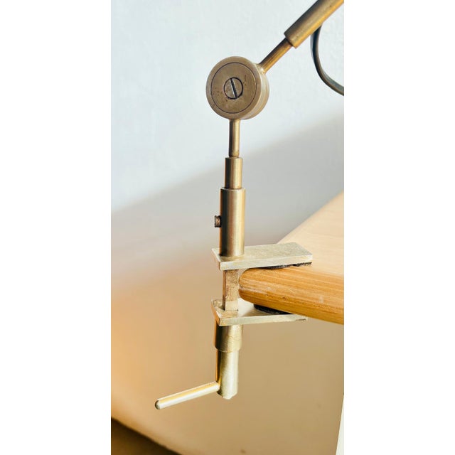 Model 255 Clamp Table Lamp by Tito Agnoli for Oluce, 1959 For Sale - Image 11 of 14