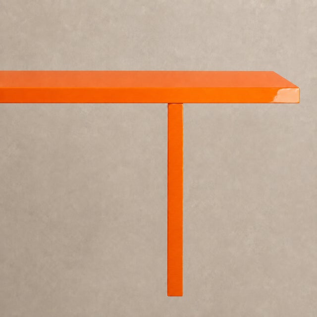 Contemporary Alfa Table in Glossy Lacquered Wood by Andrea Toffanin for Hood Italia For Sale - Image 3 of 5