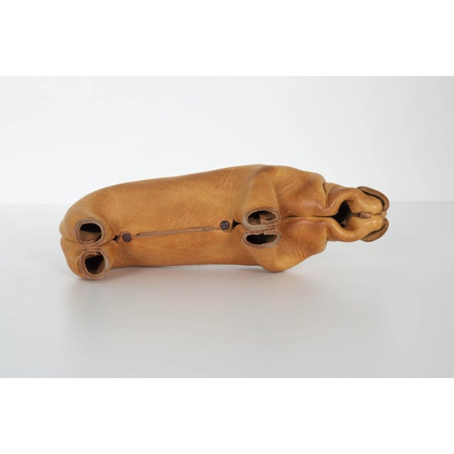 1960s Leather Hippo by Deru For Sale - Image 12 of 13