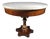 19th-Century Italian Round Center Table with Carrara Marble Top, 1860s For Sale
