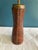 Vintage Embossed Leather and Brass Salt Shaker For Sale - Image 4 of 9