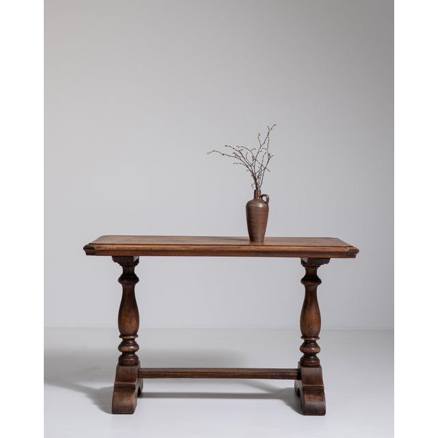 Oak Side Table in Original Patina, Antique, France, 19th Century For Sale - Image 12 of 12