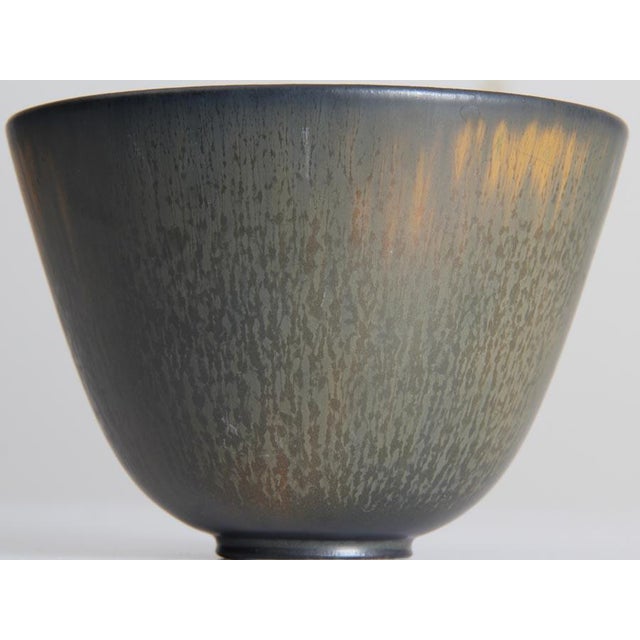 Brown Ochre ARU Bowl by Gunnar Nylund for Rörstrand, 1950s For Sale - Image 3 of 7