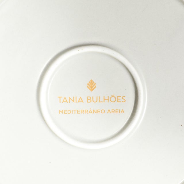 2010s Modernist Porcelain W/Gilt Accents Tea/Coffee Service for 8 by Tania Bulhões For Sale - Image 5 of 18