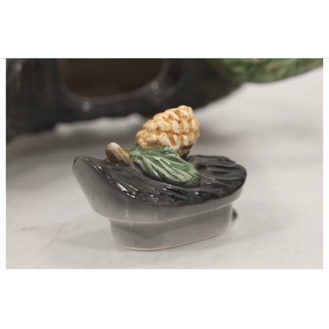 Gray Vintage Ceramic Wolf Teapot by Fitz and Floyd For Sale - Image 8 of 9