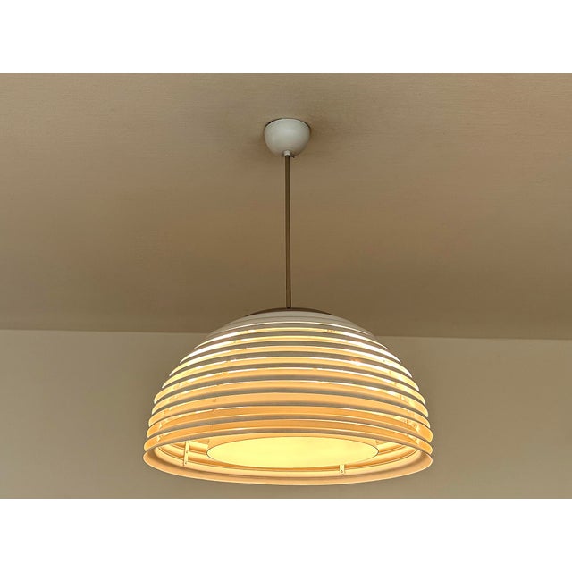 White Large Space Age Pendant Light from Yamagiwa For Sale - Image 8 of 13