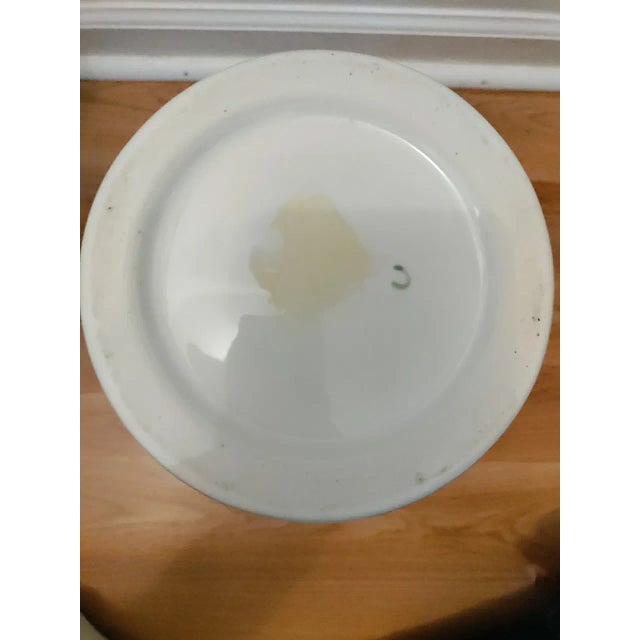 Add timeless elegance to your home décor with this stunning 14-inch Green and White Chinoiserie Style Floral Ceramic Vase....