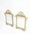 Maison Jansen Pair of Regency Style Gilt Metal Rectangle Wall Mirrors Mint! For Sale - Image 4 of 10