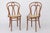 Stained Beech Bentwood Angel Chairs with Vienna Cane Seats, 1940s, Set of 2 For Sale - Image 9 of 9